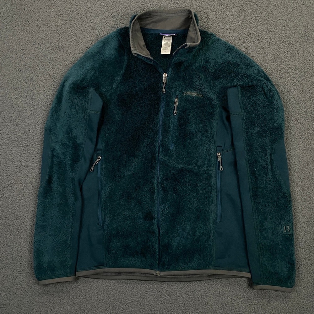 Patagonia R3 Jacket Mens XS Tidal Green Fleece Regulator Full Zip